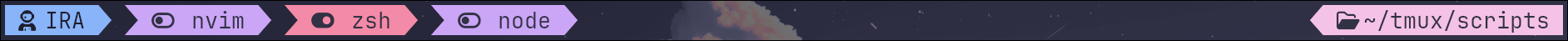 Tmux Powerline Bar Preview